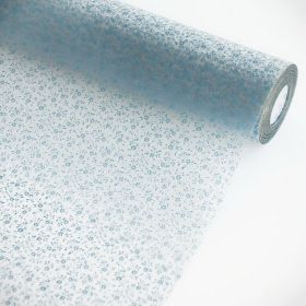 Blue Small Florals - Self-Adhesive Printed Window Film Home Decor(Sample)