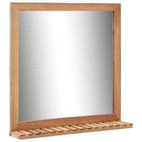 Mirror Natural Solid walnut wood Medium Mirror Bathroom Mirror