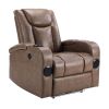 Recliner Sofa with Power Recline, Adjustable Split Back, USB Charging, Bluetooth Speakers & LED LightingRecliner Sofa with Power Recline