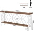 Long Sofa Table Behind Couch, Entry Console Table