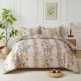 2pieces Comforter set Twin (Comforter *1+Pillowcase*1) Extremely diverse styles (Style: Flowers LuoXian)