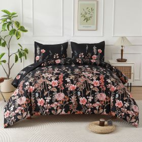 2pieces Comforter set Twin (Comforter *1+Pillowcase*1) Extremely diverse styles (Style: HeiSeFanHua)